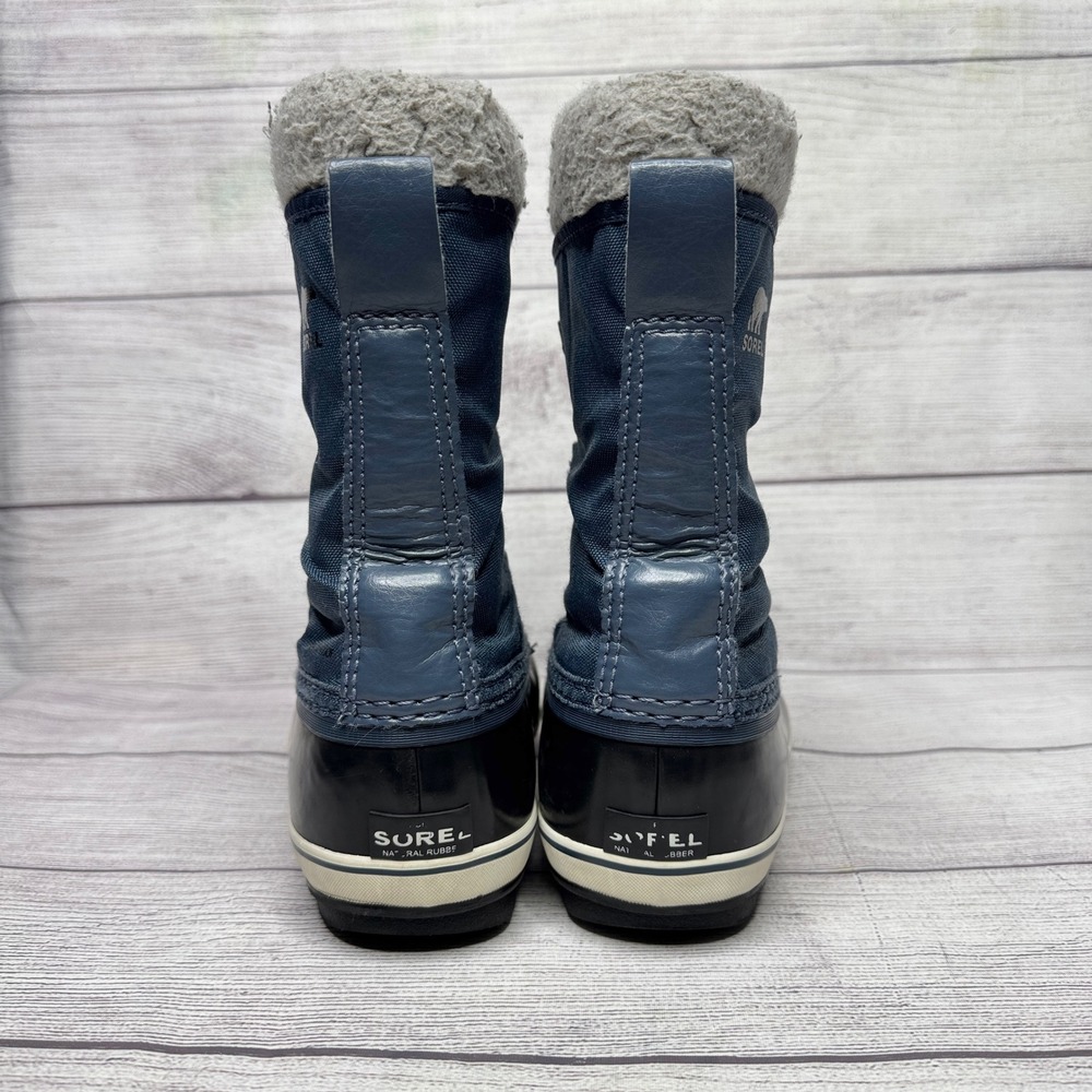 Sorel Snow Boots Winter Waterproof Insulated Lace Up Blue Gray Women's 5 - Picture 3 of 8
